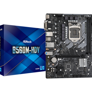 ASROCK B560M HDV(Intel B560, Socket 1200, m-ATX, 2 khe Ram DDR4