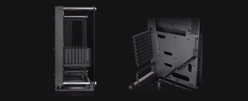 GEARVN - Vỏ máy tính Thermaltake Core P3 TG Pro Black