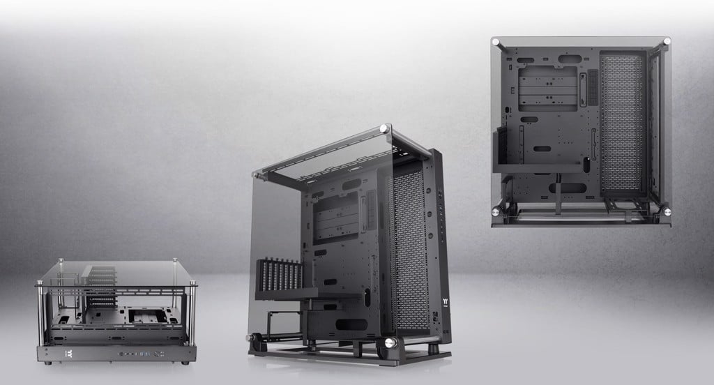 GEARVN - Vỏ máy tính Thermaltake Core P3 TG Pro Black